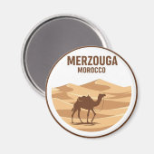 Erg Chebbi Merzouga Marokko Reizen Magneet (Voorkant / Achterkant)