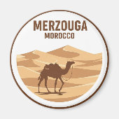 Erg Chebbi Merzouga Marokko Reizen Magneet (Voorkant)