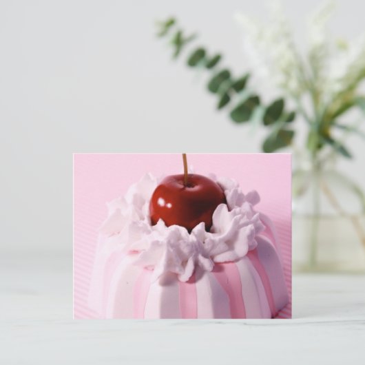 Erg Cherry Bundt Cake Briefkaart (Staand voorkant)