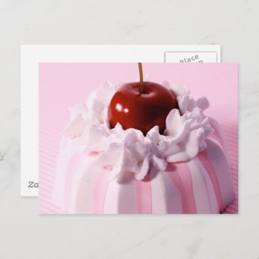 Erg Cherry Bundt Cake Briefkaart (Voorkant / Achterkant)