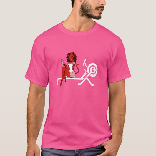 Erg Ergometer En Roei Oefenmachine Roeien W T-shirt (Voorkant)