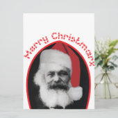 Erg grappige kerstkaart "Merry Christmarx", gesche (Staand voorkant)