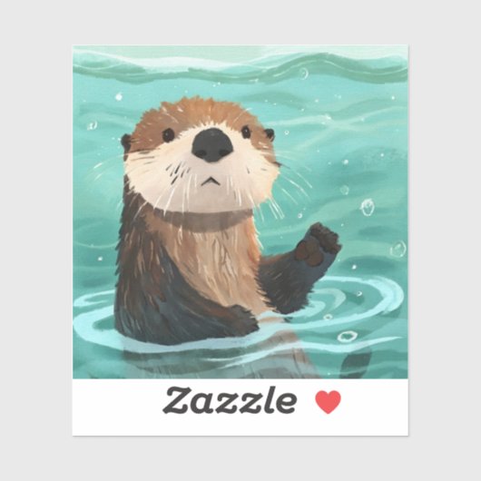 Erg heerlijk spetterend plezier sticker (Vel)