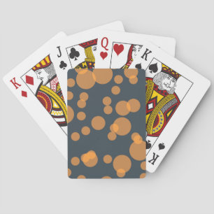 Erg leuk cirkelpatroon in viering concept pokerkaarten