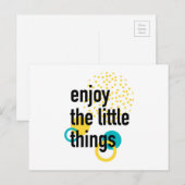 Erg leuk ontwerp om van de Lıttle Dingen te geniet Briefkaart (Voorkant / Achterkant)