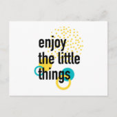 Erg leuk ontwerp om van de Lıttle Dingen te geniet Briefkaart (Voorkant)