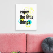 Erg leuk ontwerp voor de Lıttle Dingen Canvas Afdruk (Insitu (Woonkamer))
