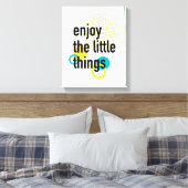 Erg leuk ontwerp voor de Lıttle Dingen Canvas Afdruk (Insitu (Slaapkamer))