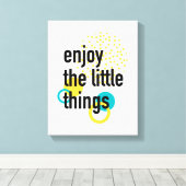 Erg leuk ontwerp voor de Lıttle Dingen Canvas Afdruk (Insitu (Houten vloer))