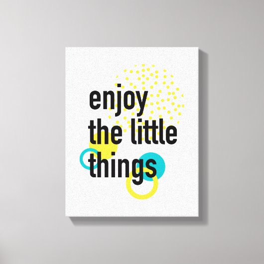 Erg leuk ontwerp voor de Lıttle Dingen Canvas Afdruk (Voorkant)