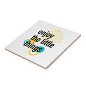 Erg leuk ontwerp voor de Lıttle Dingen Tegeltje (Zijkant)