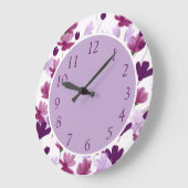 Erg Paarse Lila bloemen Grote Klok (Hoek)