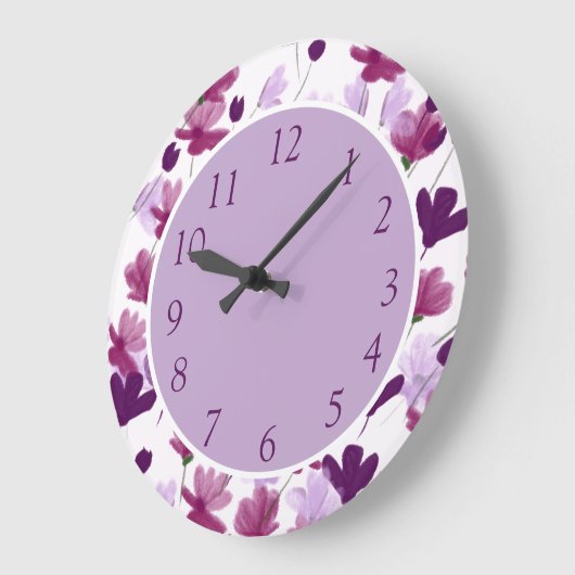 Erg Paarse Lila bloemen Grote Klok (Hoek)
