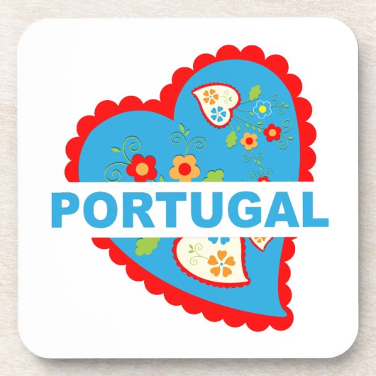Erg Portugees hart Bier Onderzetter (Voorkant)