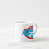 Erg Portugees hart Espresso Kop (Voorkant rechts)