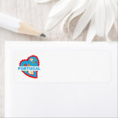 Erg Portugees hart Etiket (Insitu)