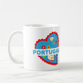 Erg Portugees hart Koffiemok (Links)