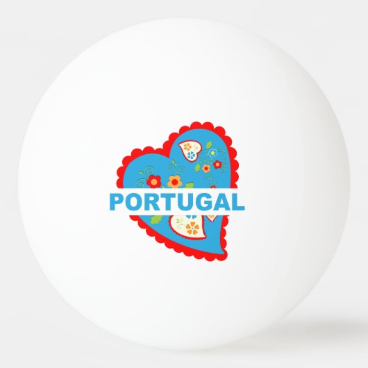 Erg Portugees hart Pingpongbal (Voorkant)