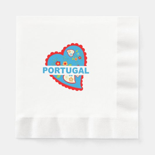 Erg Portugees hart Servet (Voorkant)