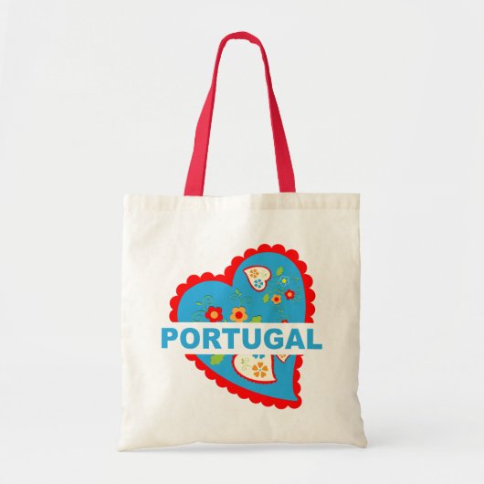 Erg Portugees hart Tote Bag (Voorkant)