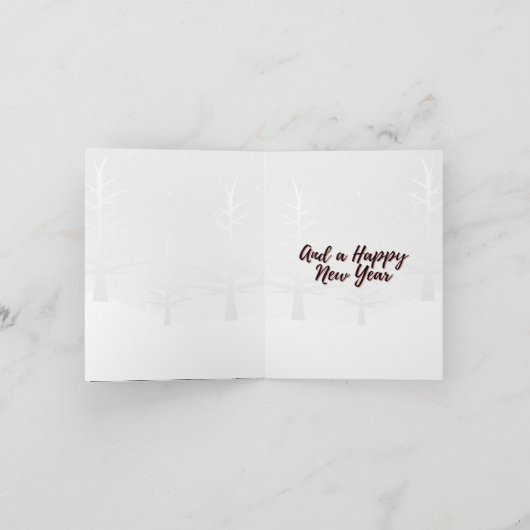 Erg prettig kerstfeest kaart (Binnen)