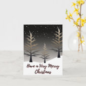 Erg prettig kerstfeest kaart (Gele Bloem)