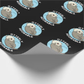 Erg Schattig Funny Otter Pun Cadeaupapier (Hoek)