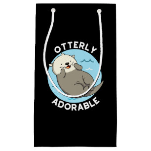 Erg Schattig Funny Otter Pun Klein Cadeauzakje