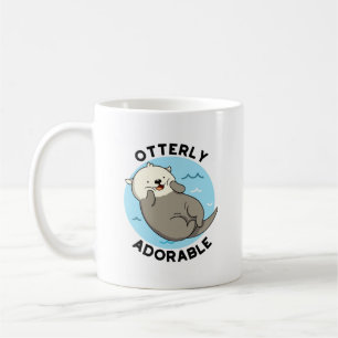 Erg Schattig Funny Otter Pun Koffiemok