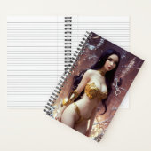 Erg schattige engelse geisha-Notitieboek Notitieboek (Binnen)