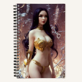 Erg schattige engelse geisha-Notitieboek Notitieboek (Voorkant)