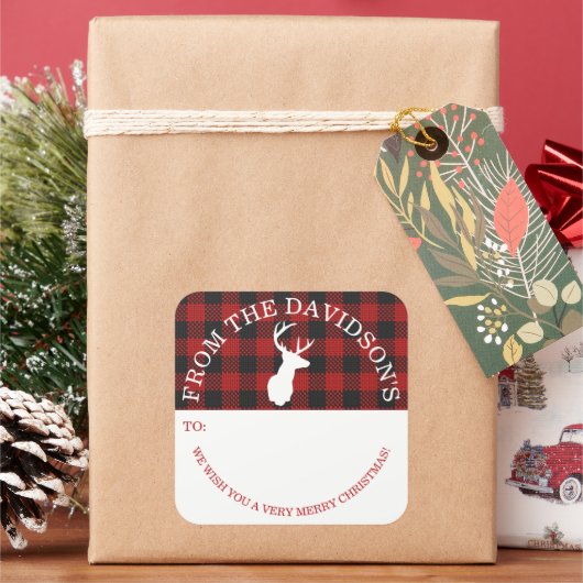 Erg vrolijk om van cadeau Label te spelen (Feestdagen)