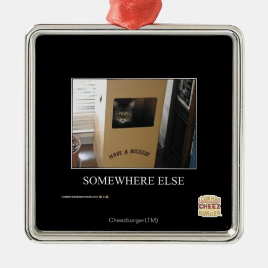 ergens anders metalen ornament (Voorkant)