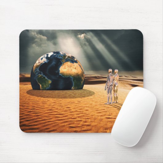 Ergens Anders – Naar de Wereld kijken Muismat (Met muis)