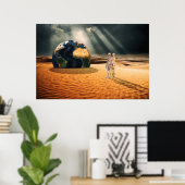 Ergens Anders – Naar de Wereld kijken Poster (Thuiskantoor)