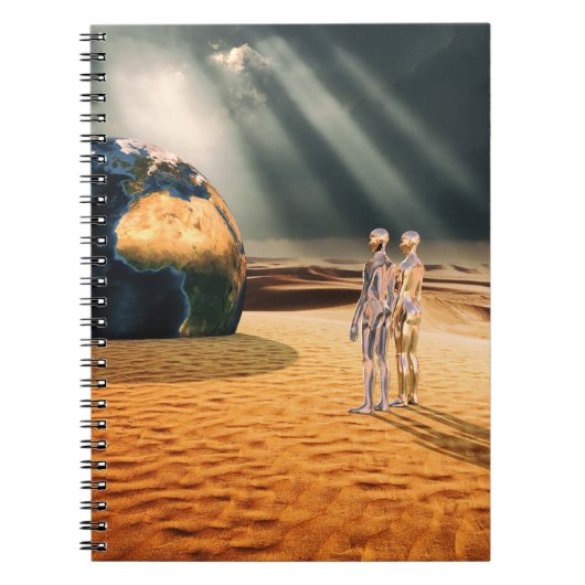 Ergens Anders – Naar de Wereld Kijkend Notitieboek (Voorkant)