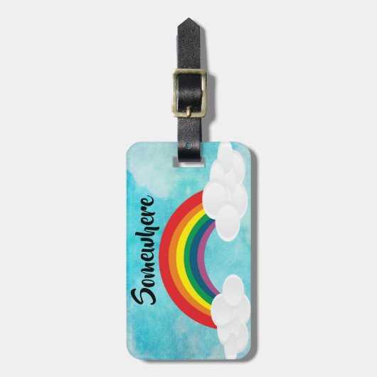 Ergens Bagagelabel (Voorkant verticaal)