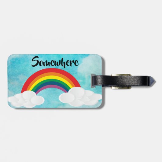 Ergens Bagagelabel (Achterkant horizontaal)