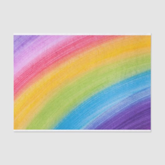 Ergens boven het regenboogweefselpapier tissuepapier (Voorkant)