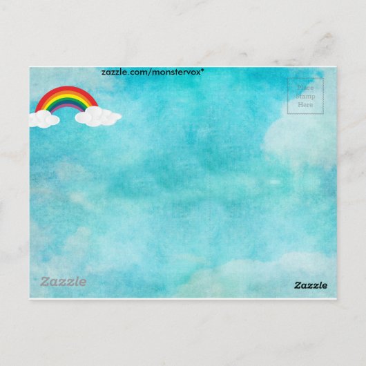 Ergens Briefkaart (Achterkant)