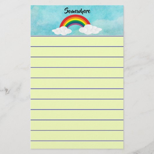 Ergens Briefpapier (Voorkant)