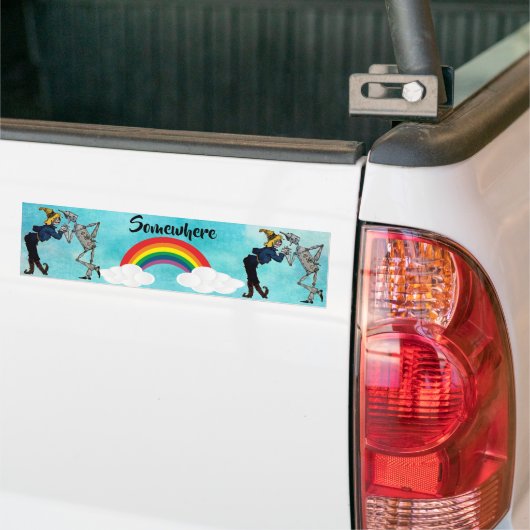 Ergens Bumpersticker (Op Truck)