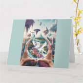 Ergens daarbuiten - het is niet om te geloven kaart (Gele Bloem)