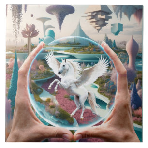 Ergens daarbuiten - het is niet om te geloven tegeltje