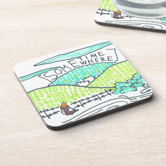 Ergens/Ergens Bier Onderzetter (Linkerzijde)