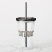 Ergens iemand (BITUB) Acryl Drinkbeker (Voorkant)
