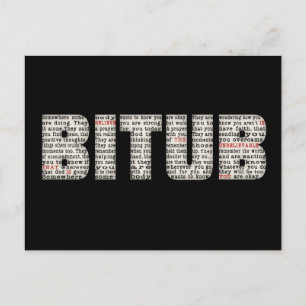 Ergens iemand (BITUB) Briefkaart