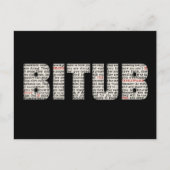 Ergens iemand (BITUB) Briefkaart (Voorkant)