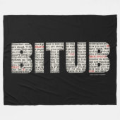 Ergens iemand (BITUB) Fleece Deken (Voorkant (Horizontaal))