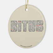 Ergens iemand (BITUB) Keramisch Ornament (Links)